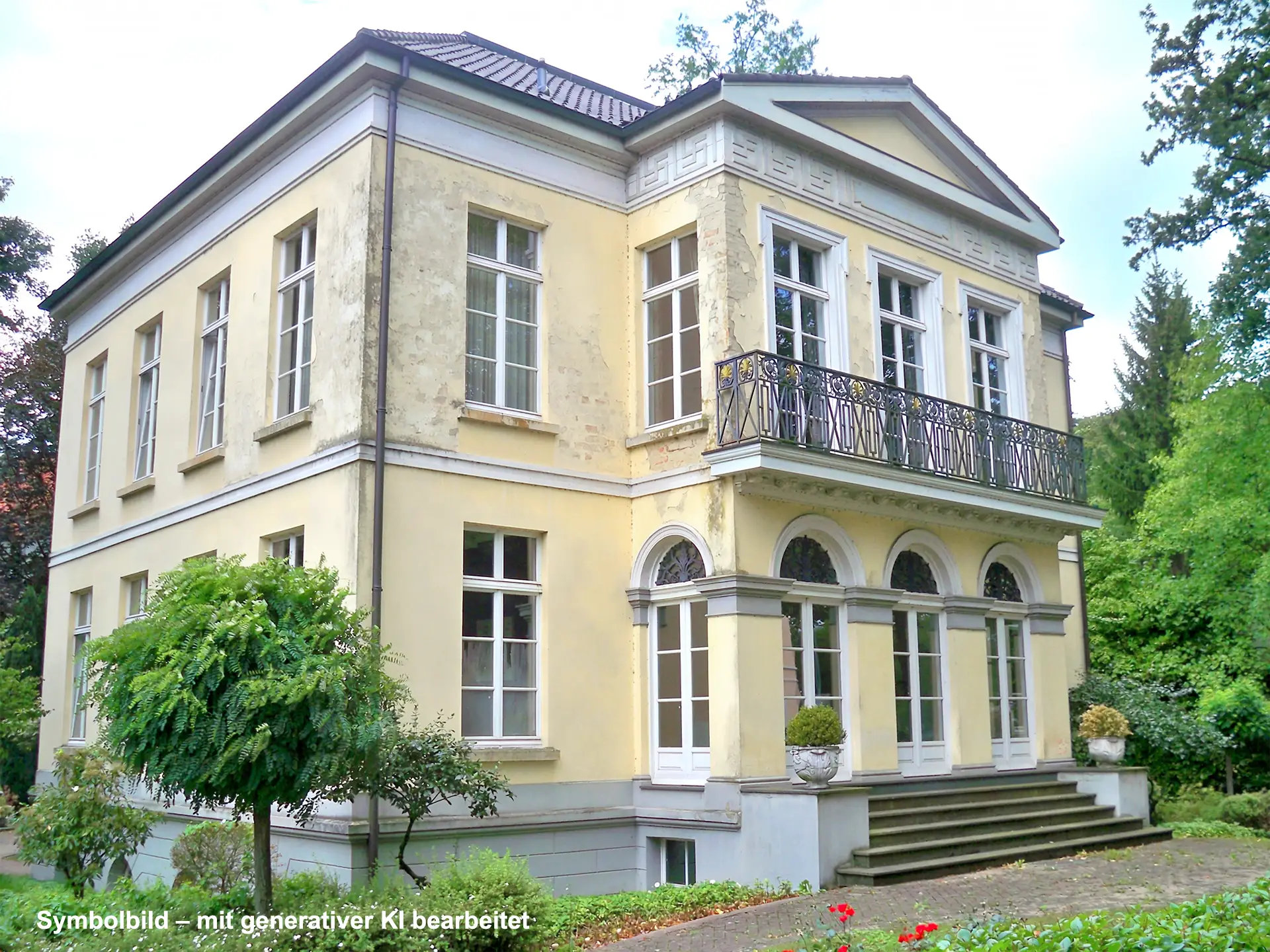 Fassade vor der Sanierung